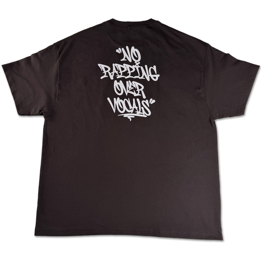 HipHopWEDS "No Rapping Over Vocals" t-shirt