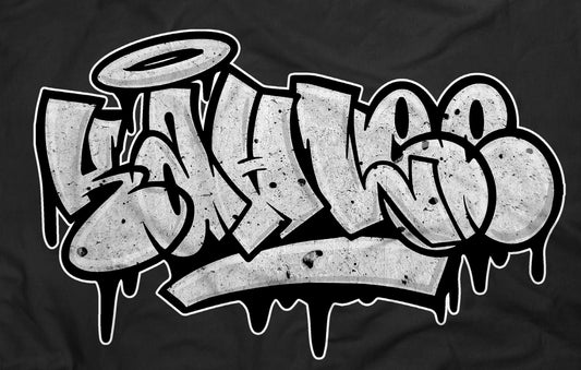 "Concrete Throwie" pocket t-shirt